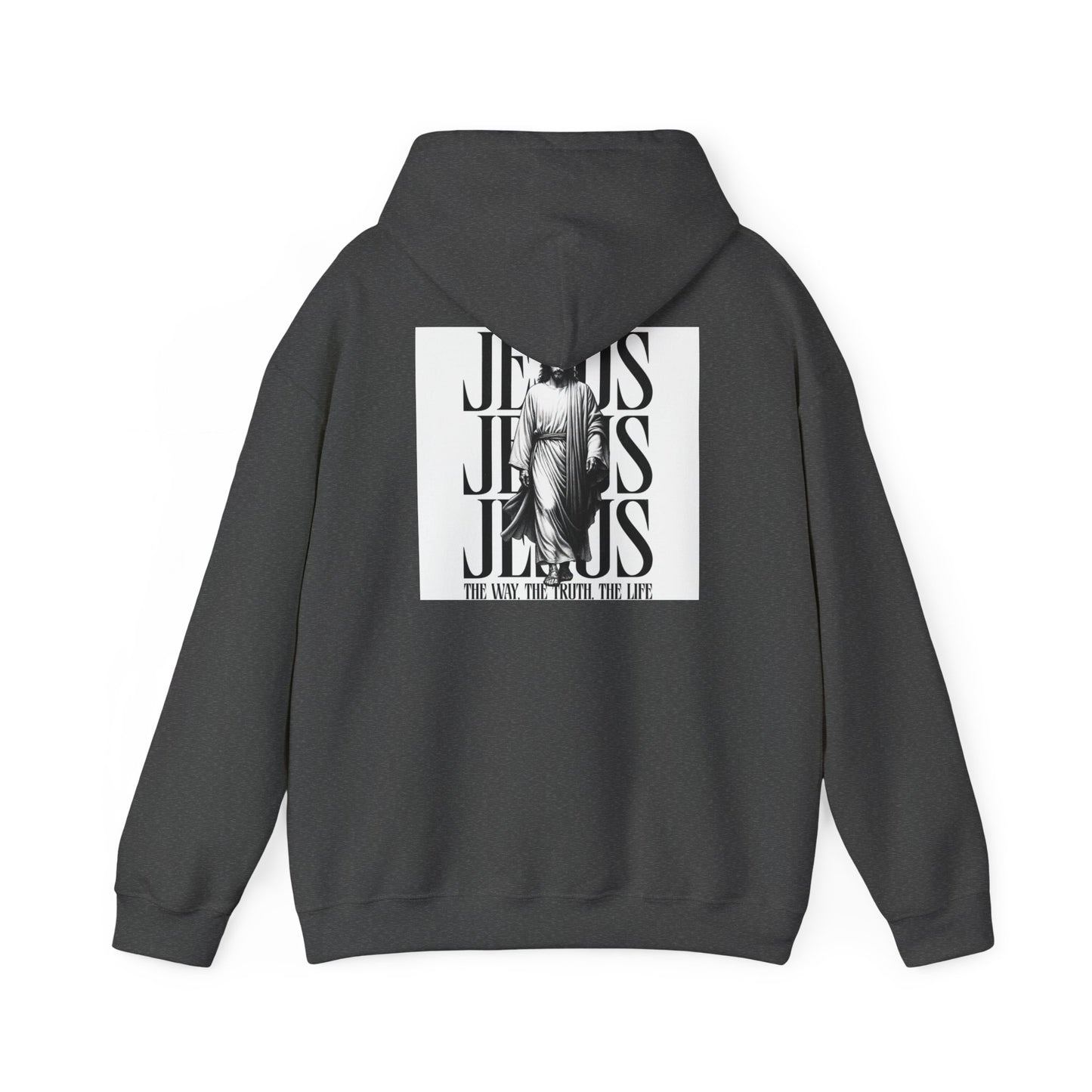 Faith Hoodie — "No Luck All Faith" & Jesus Graphic Pullover