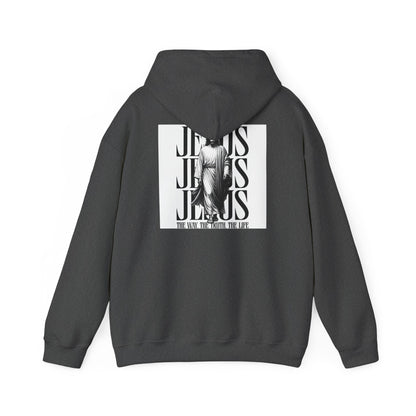 Faith Hoodie — "No Luck All Faith" & Jesus Graphic Pullover