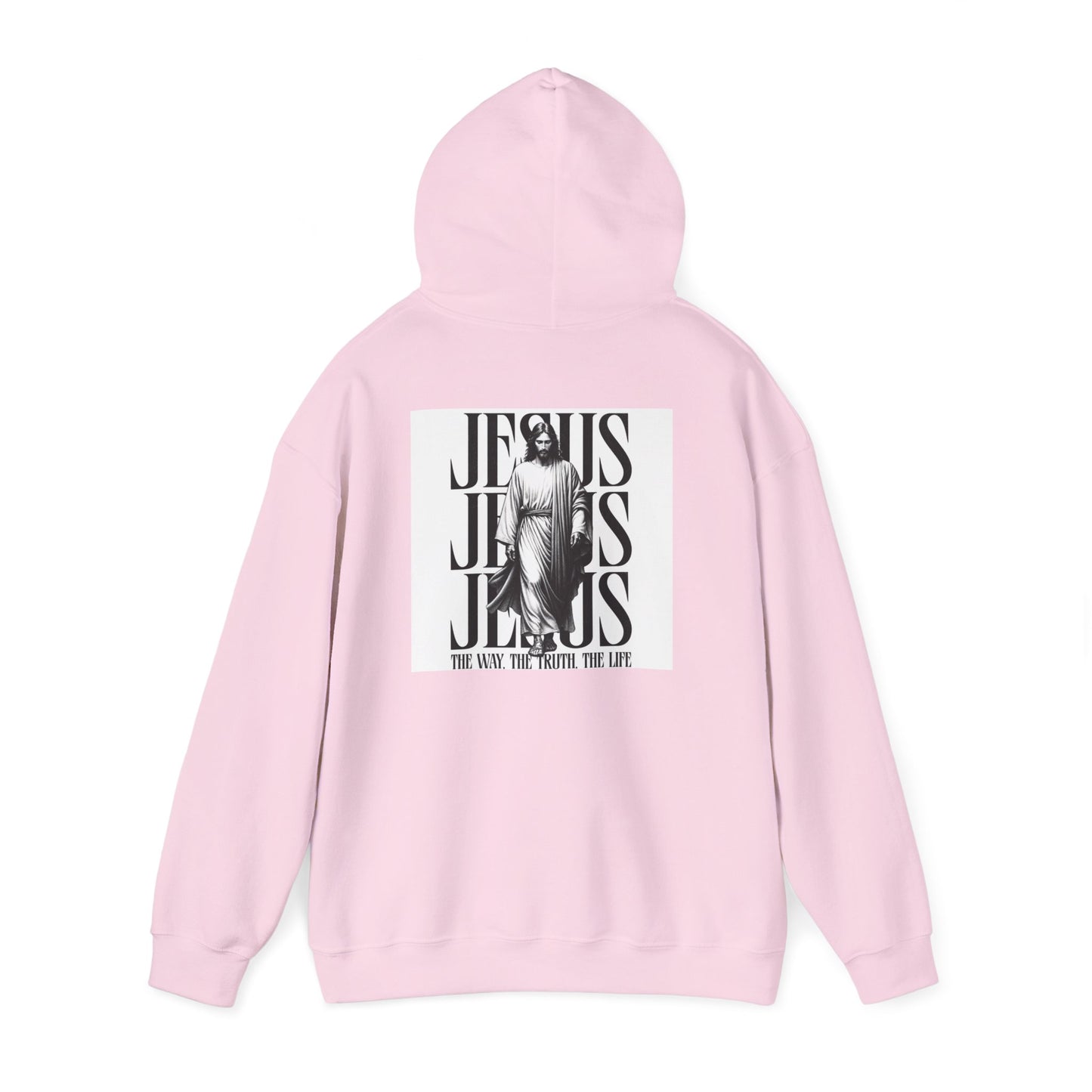 Faith Hoodie — "No Luck All Faith" & Jesus Graphic Pullover