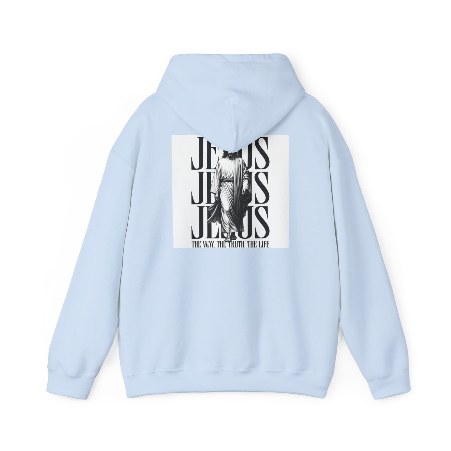 Faith Hoodie — "No Luck All Faith" & Jesus Graphic Pullover