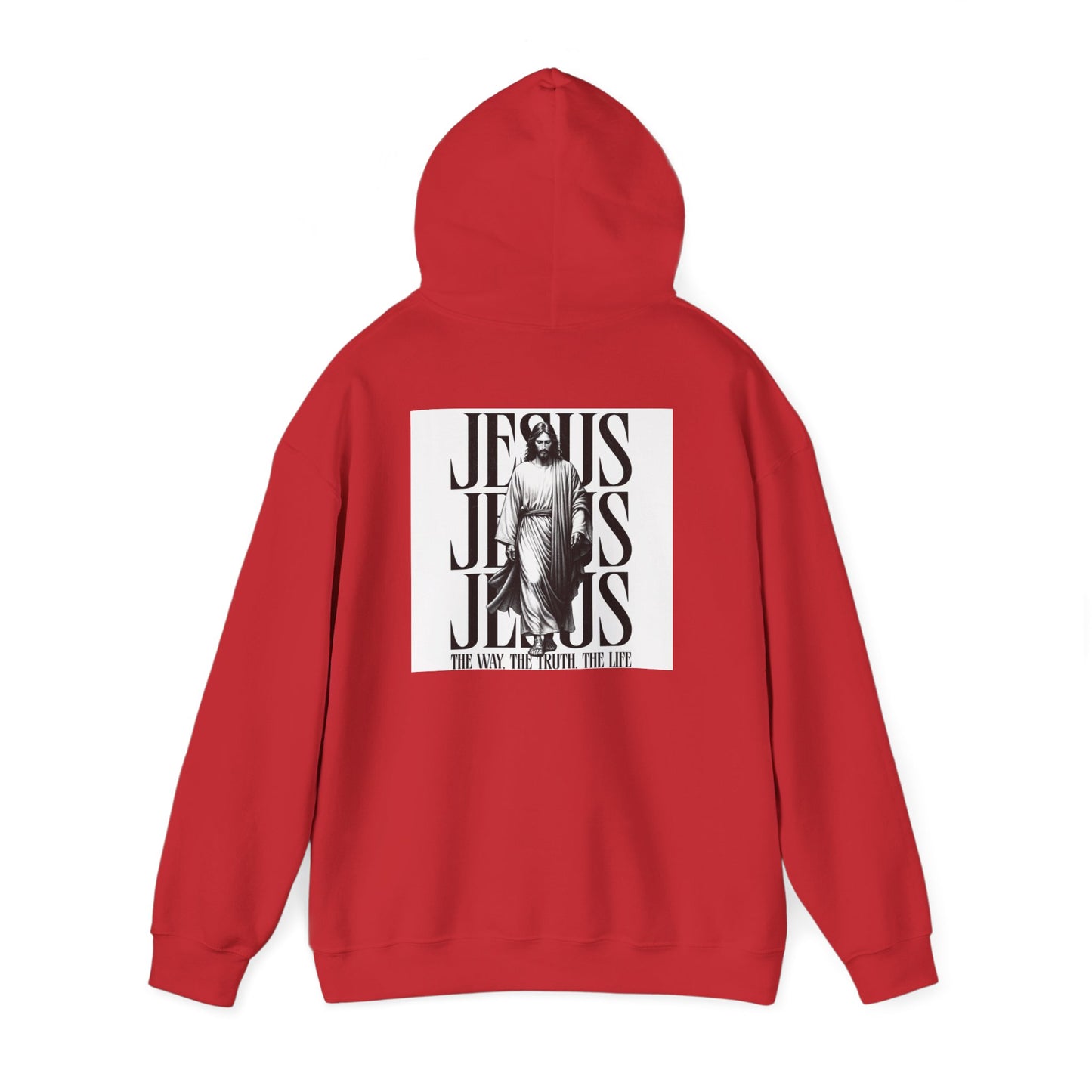 Faith Hoodie — "No Luck All Faith" & Jesus Graphic Pullover