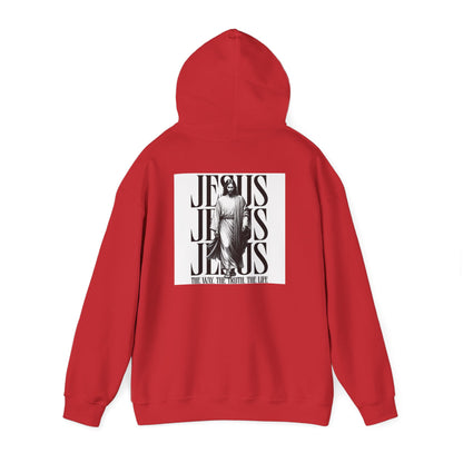 Faith Hoodie — "No Luck All Faith" & Jesus Graphic Pullover