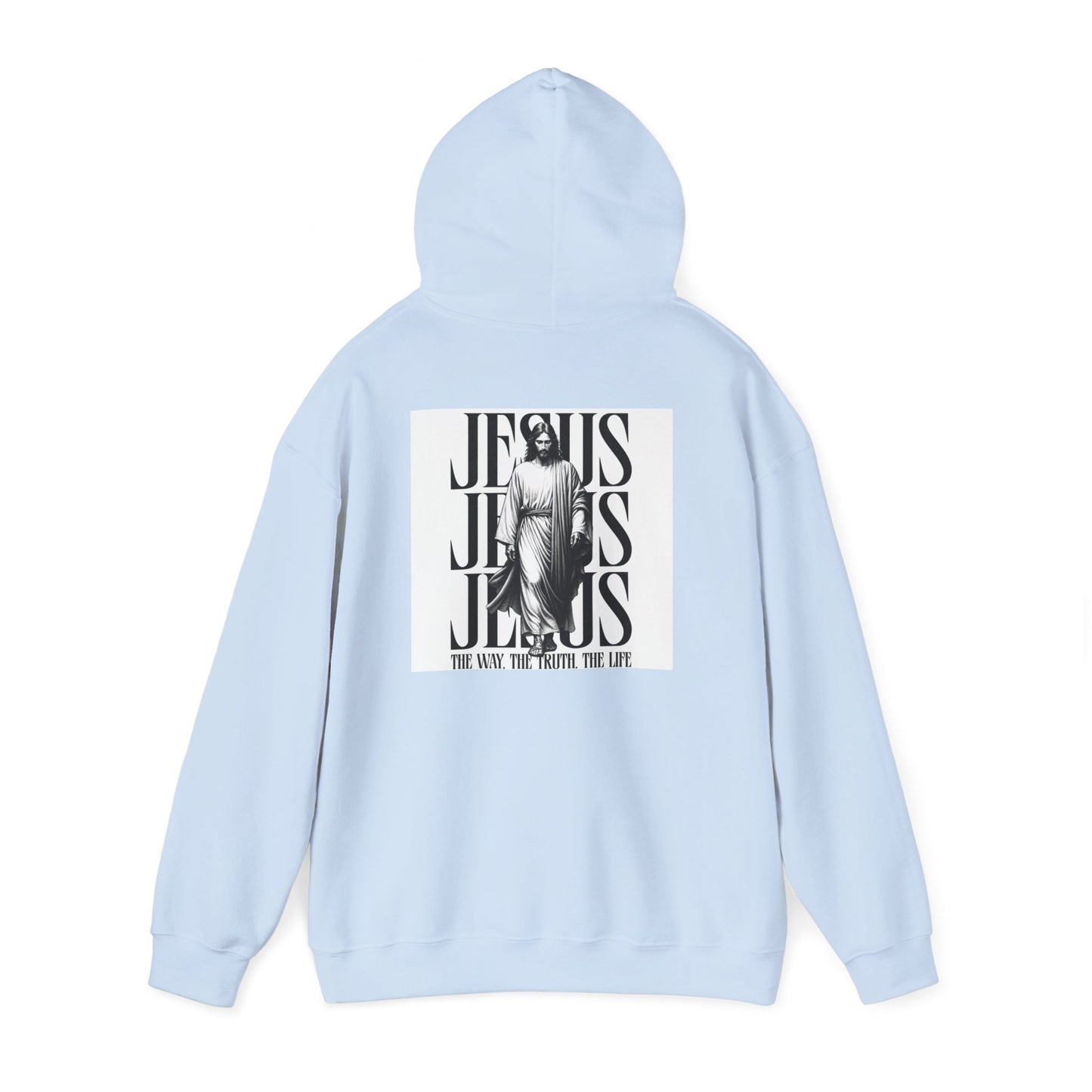 Faith Hoodie — "No Luck All Faith" & Jesus Graphic Pullover