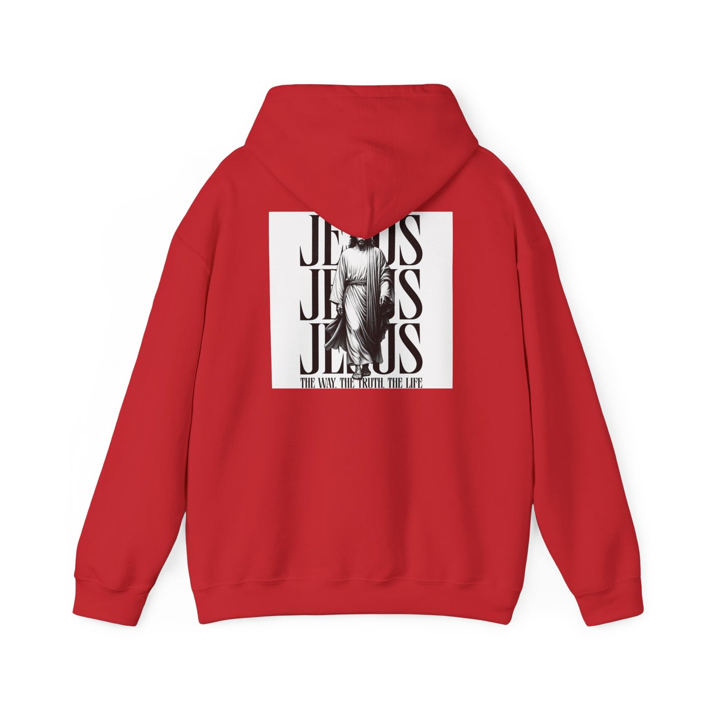 Faith Hoodie — "No Luck All Faith" & Jesus Graphic Pullover