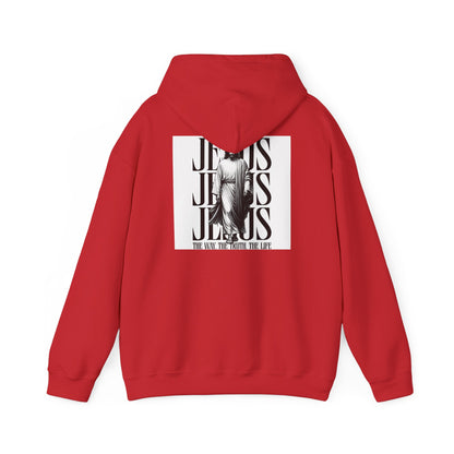 Faith Hoodie — "No Luck All Faith" & Jesus Graphic Pullover