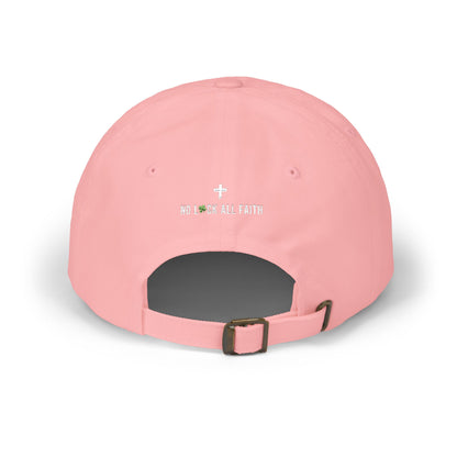 No Luck All Faith Minimal Embroidered Baseball Hat