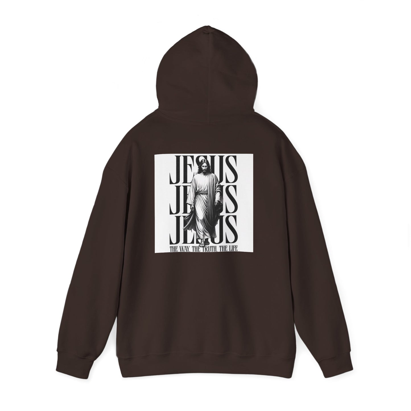 Faith Hoodie — "No Luck All Faith" & Jesus Graphic Pullover