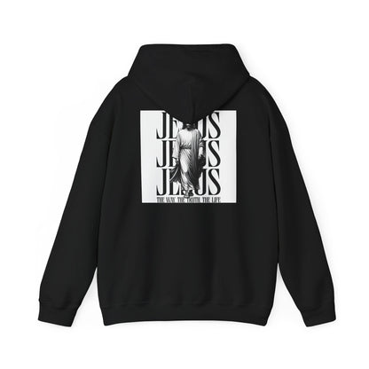 Faith Hoodie — "No Luck All Faith" & Jesus Graphic Pullover