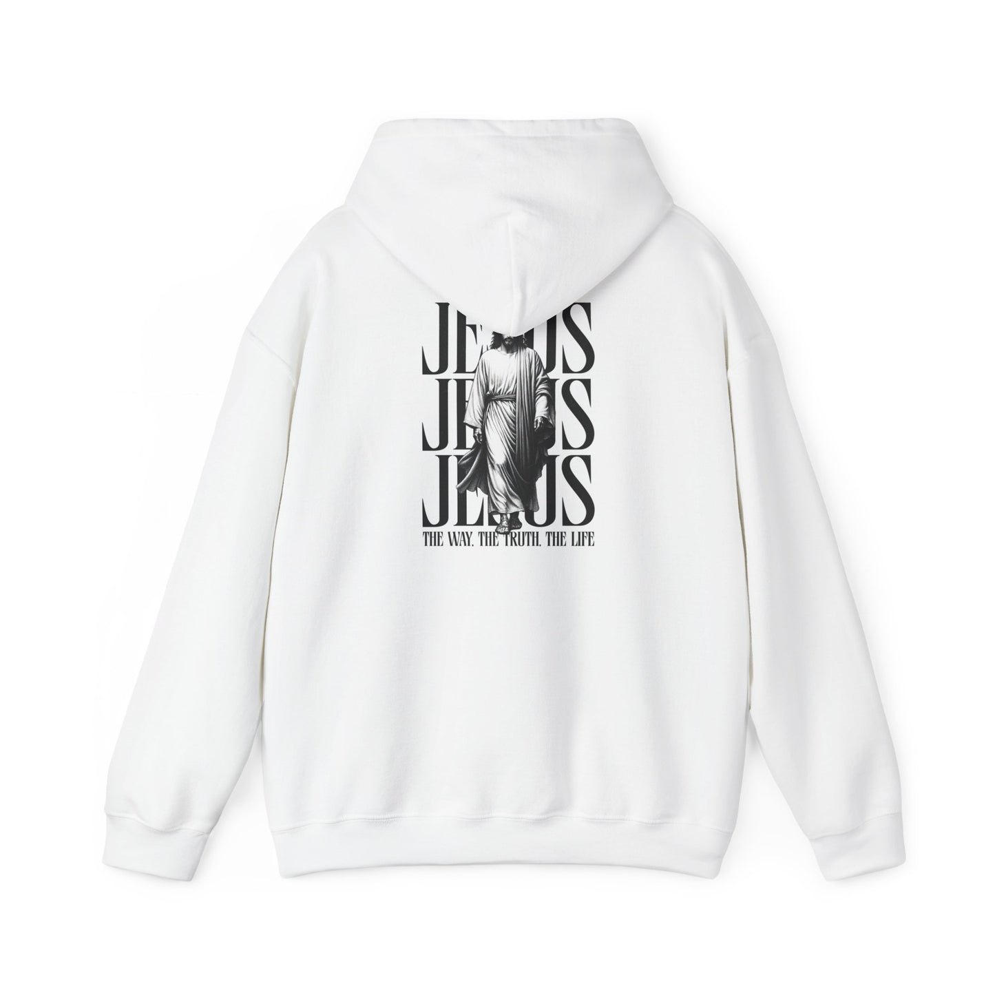 Faith Hoodie — "No Luck All Faith" & Jesus Graphic Pullover