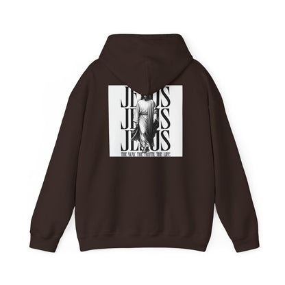 Faith Hoodie — "No Luck All Faith" & Jesus Graphic Pullover