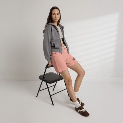 No Luck All Faith Fleece Sweat Shorts — Minimal Logo