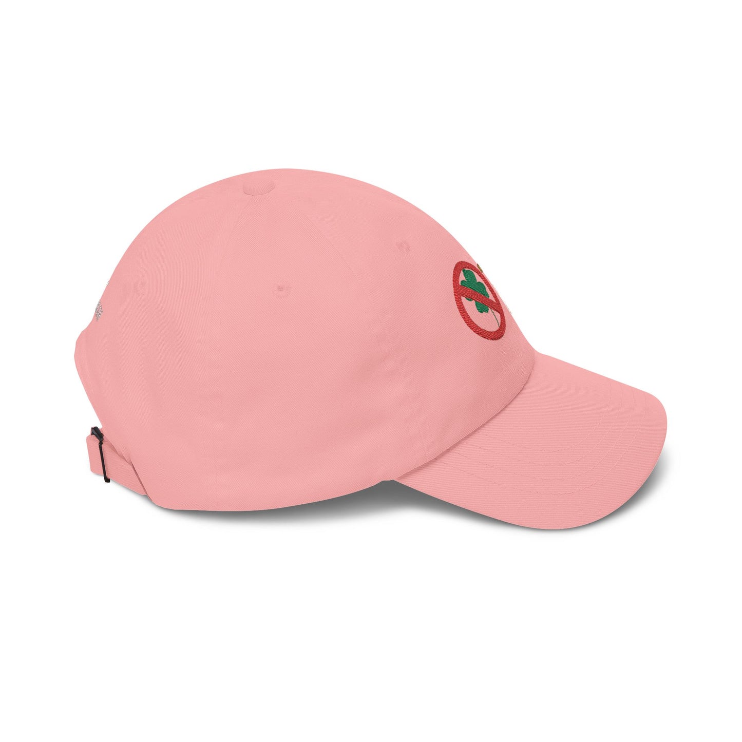 No Luck All Faith Minimal Embroidered Baseball Hat