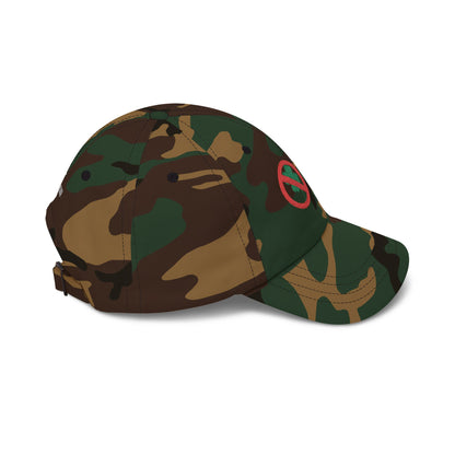 No Luck All Faith Minimal Embroidered Baseball Hat