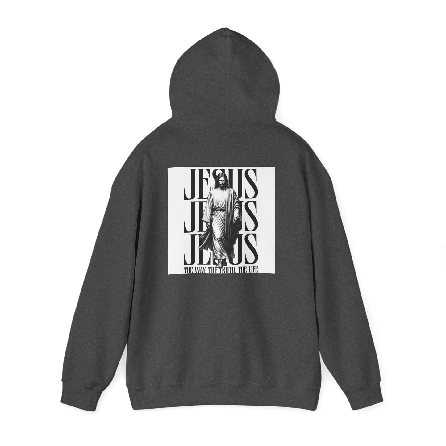 Faith Hoodie — "No Luck All Faith" & Jesus Graphic Pullover