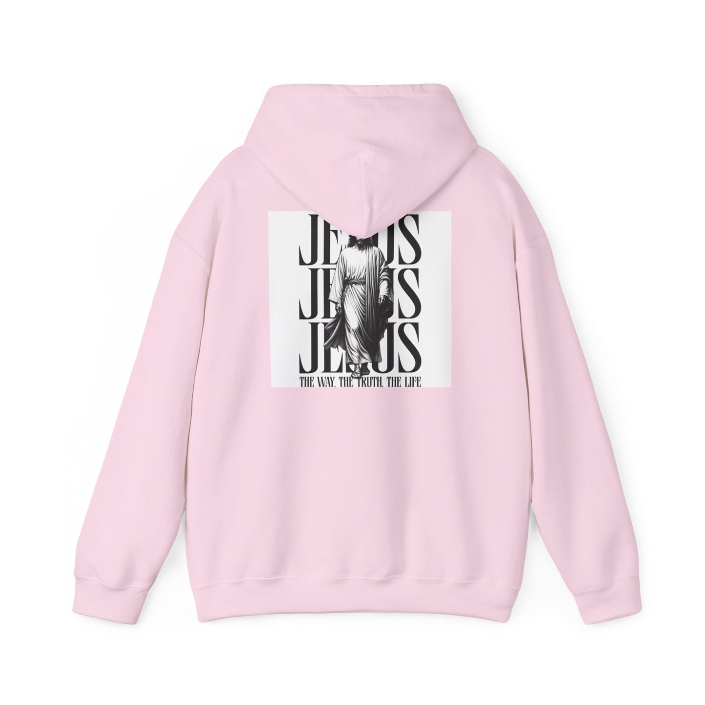 Faith Hoodie — "No Luck All Faith" & Jesus Graphic Pullover
