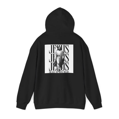 Faith Hoodie — "No Luck All Faith" & Jesus Graphic Pullover